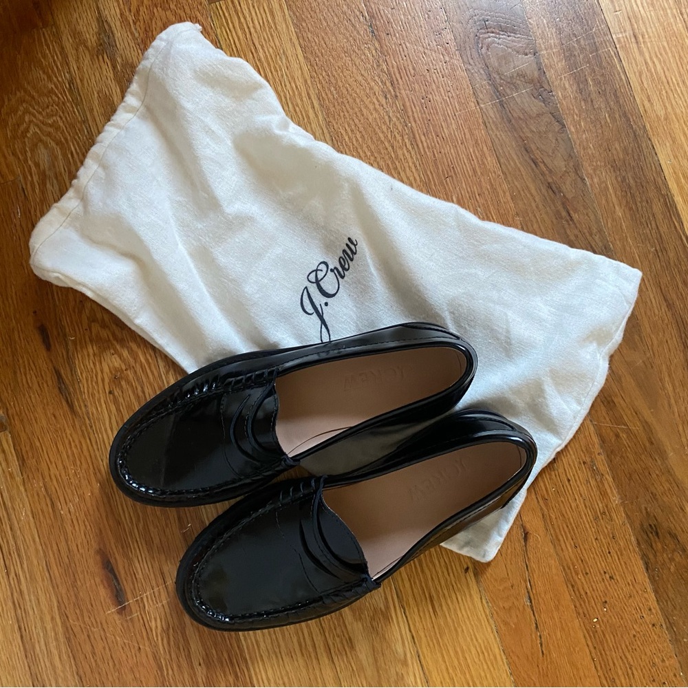 J. Crew | penny loafers in leather size 6.5